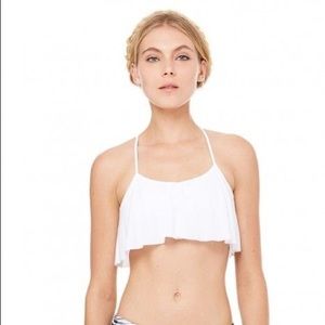 Alo yoga white sparkle bra